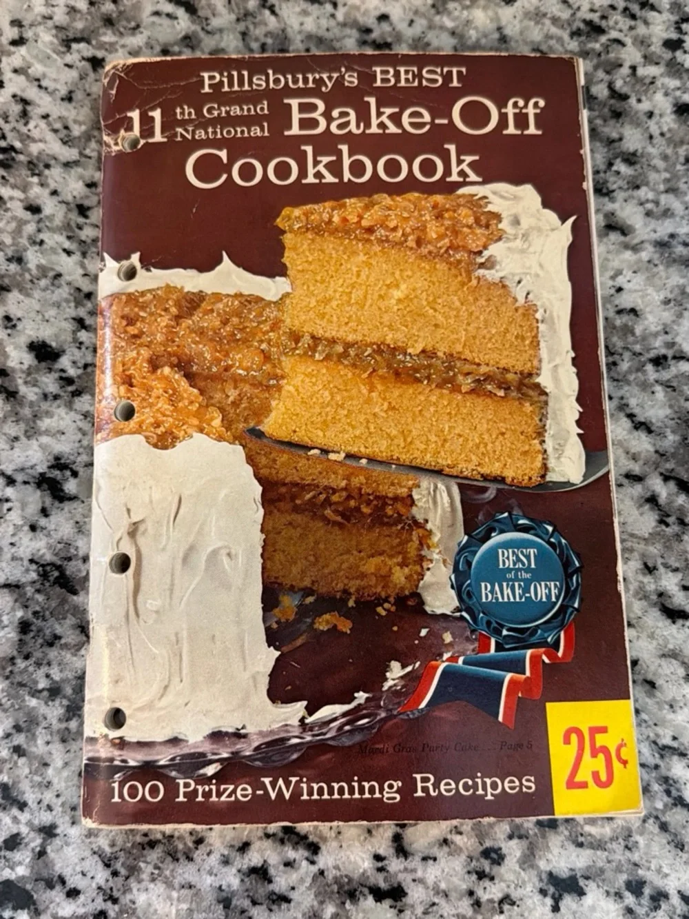 Pillsbury's Best 11th Bake-Off Cookbook 100 Prize-Winning Recipes from 1959